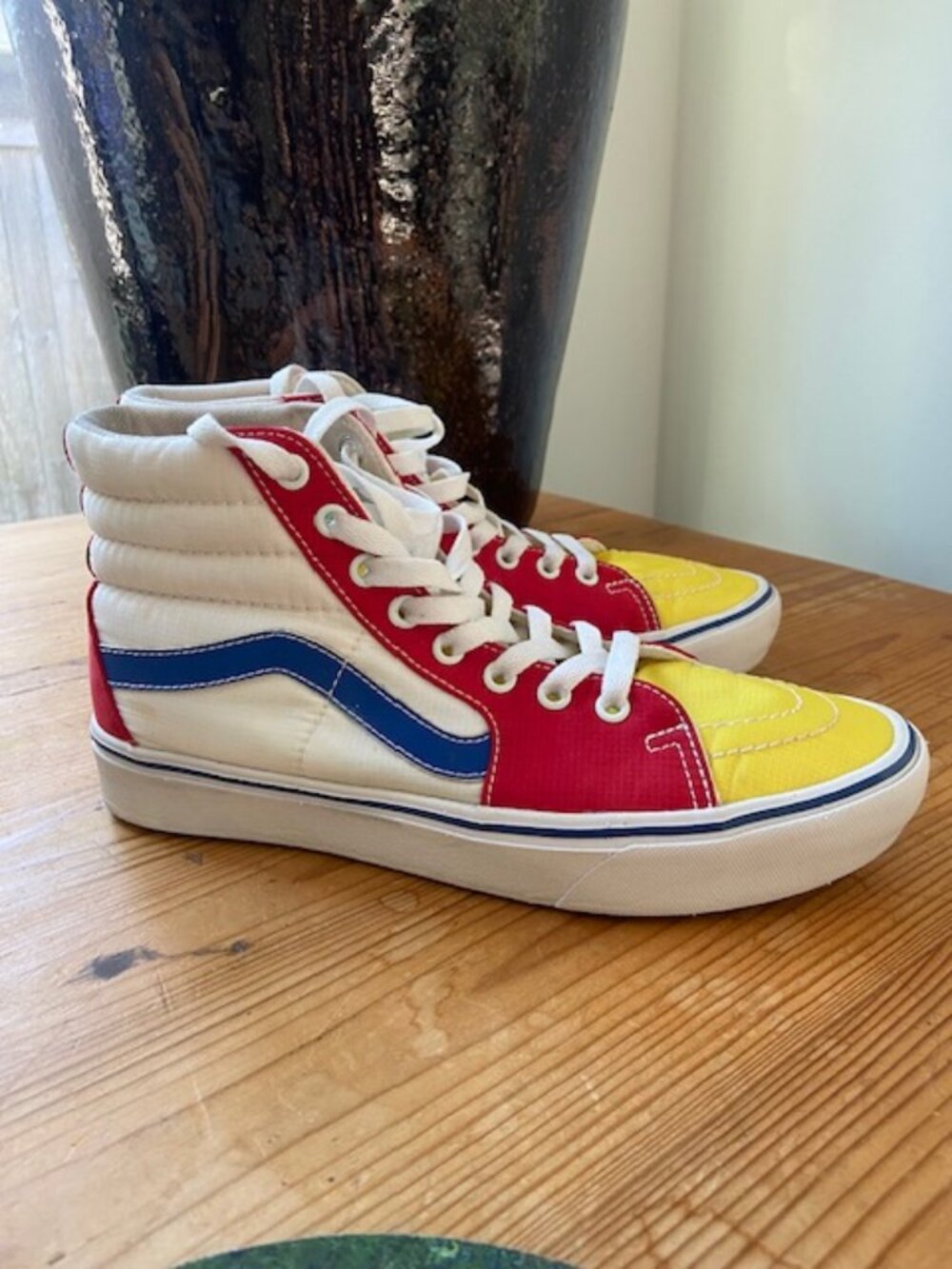 7.5 Women's / 5.5 Youth / Men's 6 Rare Prototype Vans Sk8-Hi Colorblock Sneakers